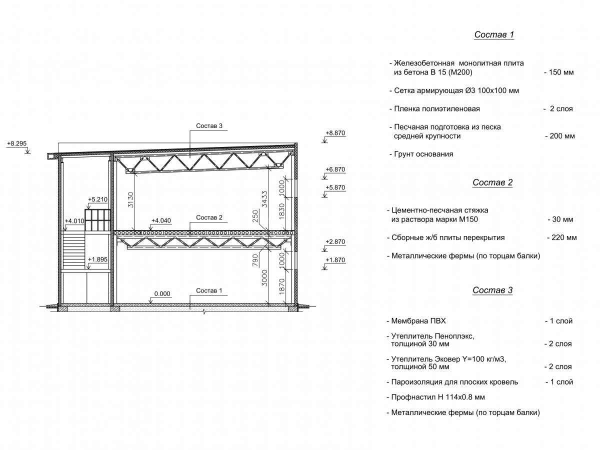 Планировка Магазин из сэндвич-панелей -  фото 3